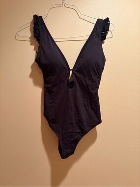 Kate Spade Black One Piece Swimsuit